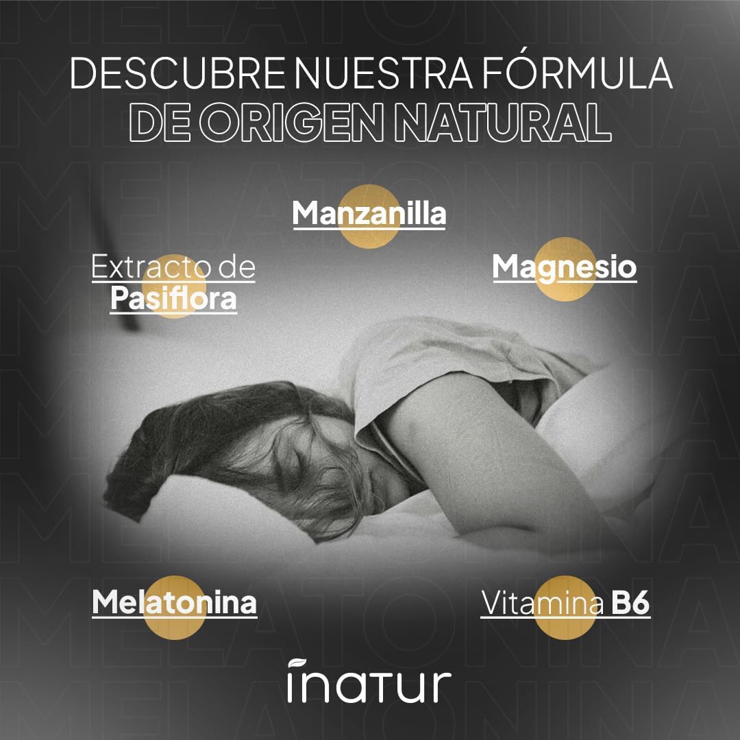 Melatonina Pura 1,9 Mg Complex 400 Comprimidos Con Magnesio Y Pasiflora | + 1 Año De Suministro | Inductor Del Sueño Natural Con Vitamina B6 - Sin Gluten, Apto Veganos